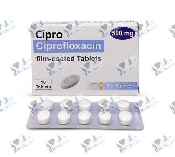 Cipro generico ciprofloxacina, confezione